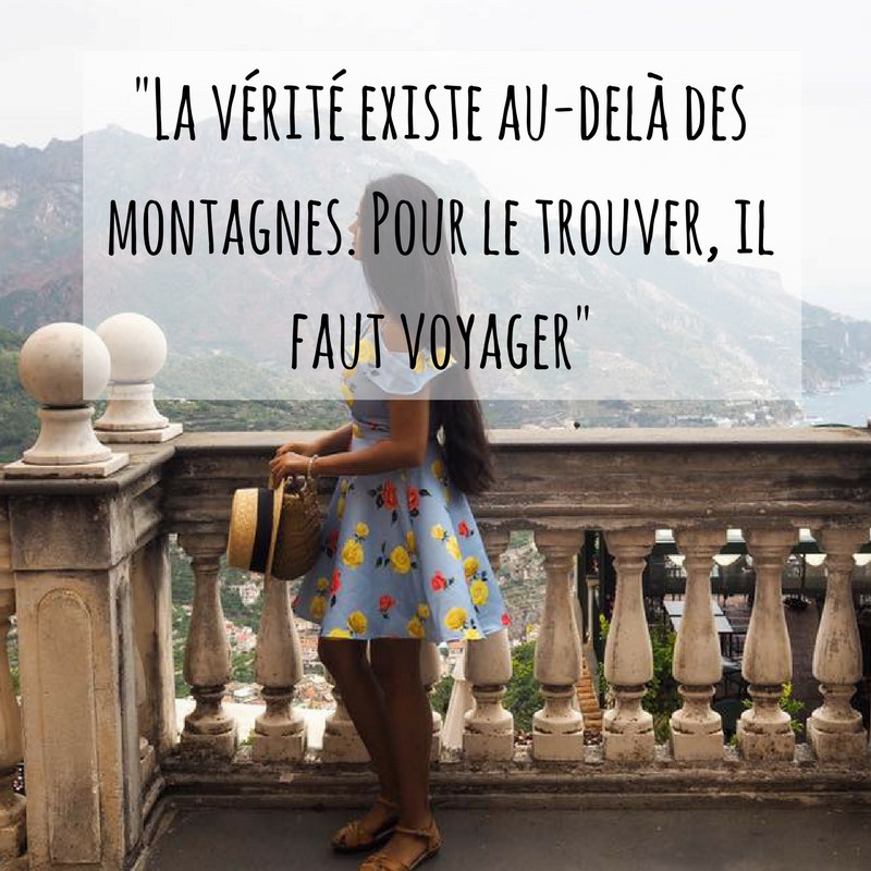 Inspirational French travel quotes translated to English